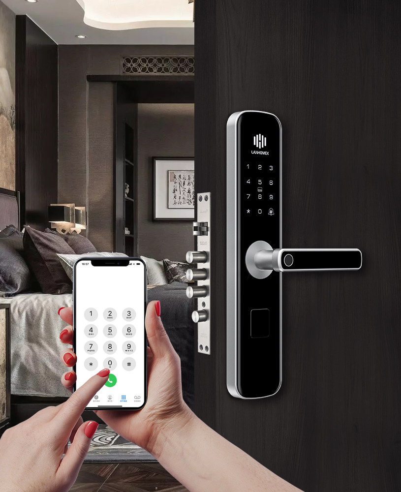 酒店公寓智能门锁可以安装在里面吗？